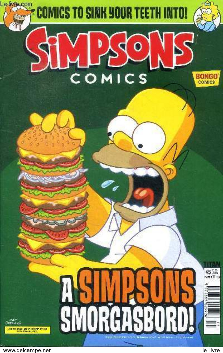 Simspons Comics Vol 2. N°45. Sommaire : Man Vs. Beast Vs. Food - The Incredible Exploits Of Lard Lad : In Search Of The - Lingueística