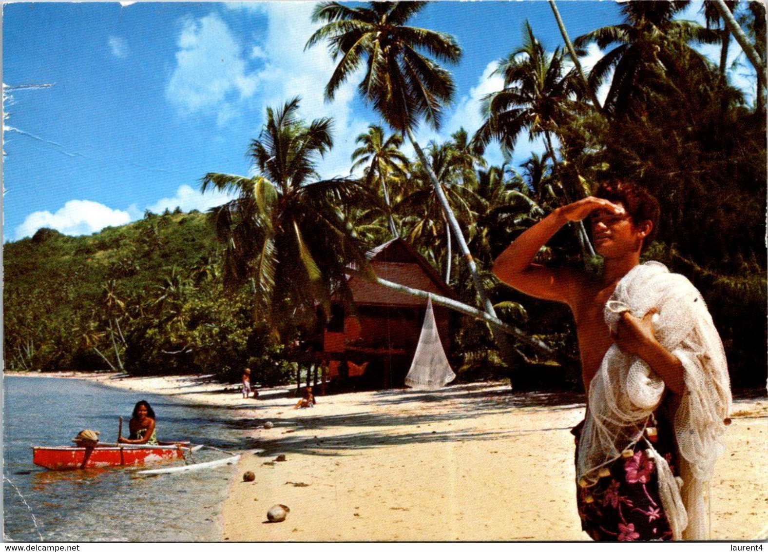 (1 J 6) France - Ueplage En Polynésie - French Polynesia Beach - Polynésie Française