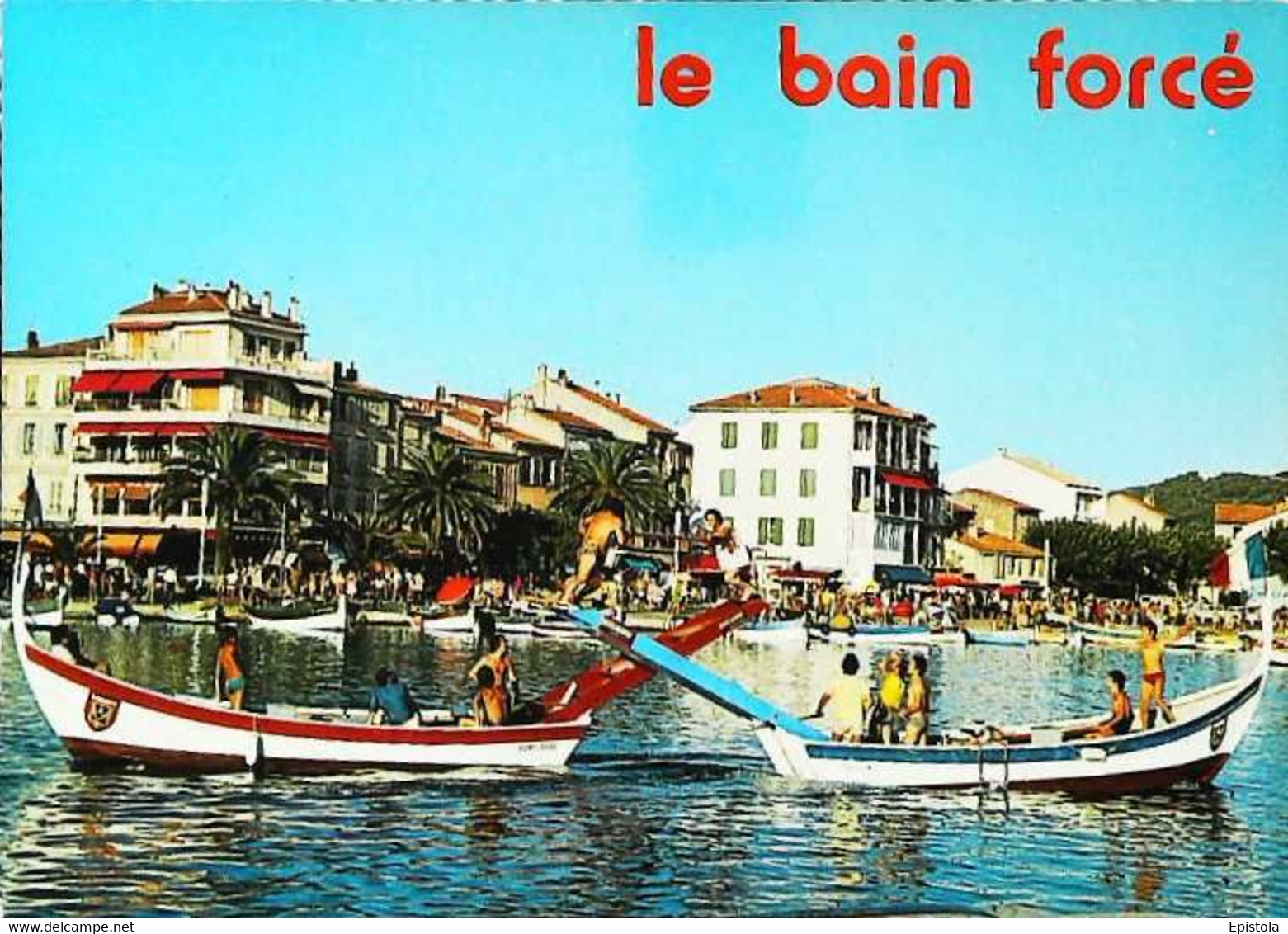 ► Joutes Provençales Le Bain Forcé Sanary - Jeux Régionaux