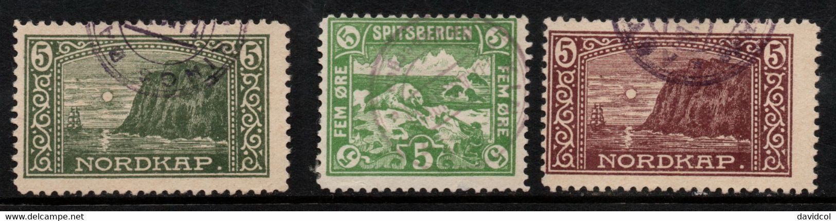 0031- NORWAY - SPITSBERGEN /NORDKAP- POLAR BEAR - USED STAMPS - Local Post Stamps