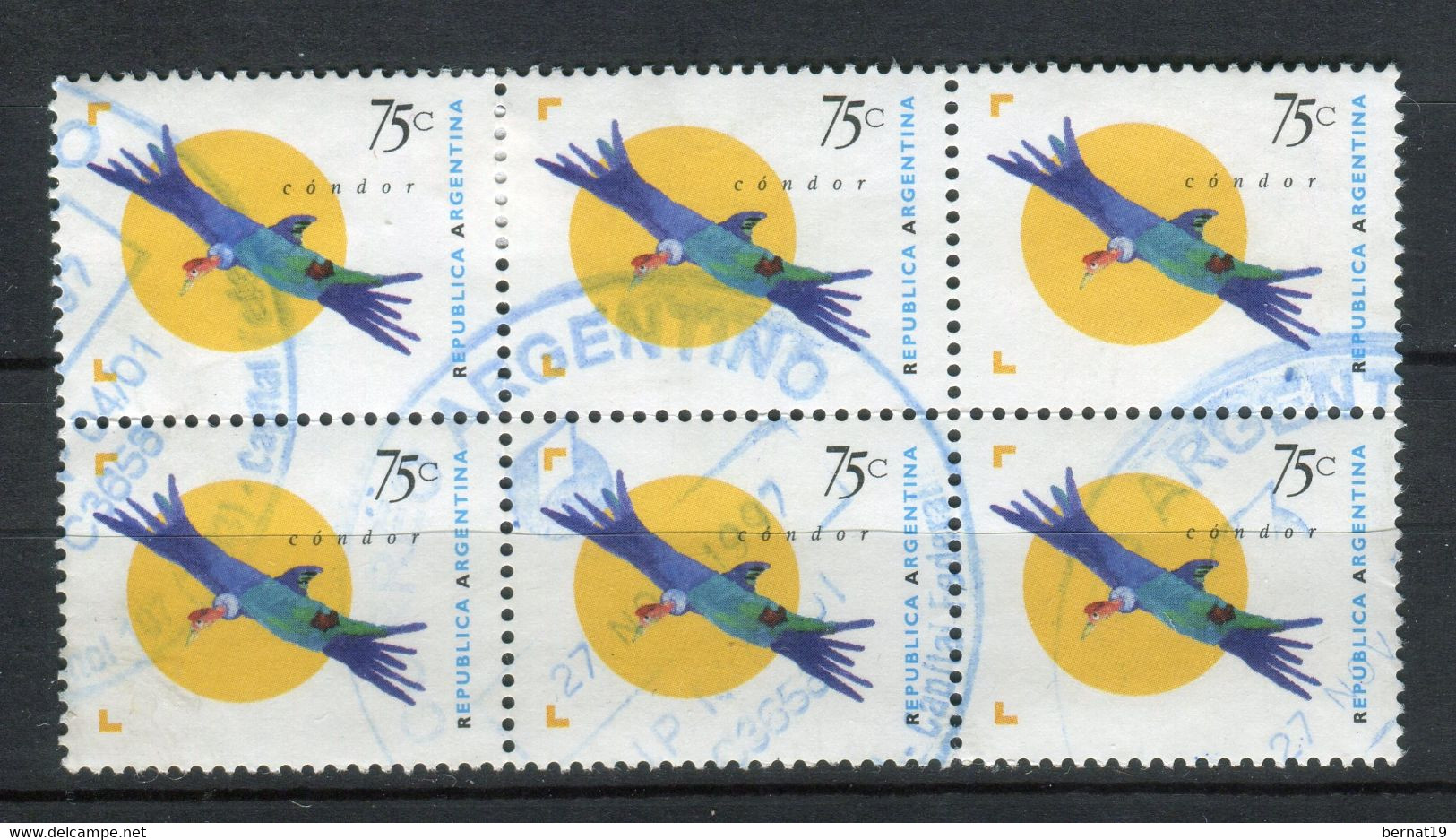 Argentina 1995. Yvert 1881 X 6 Usado. - Gebraucht