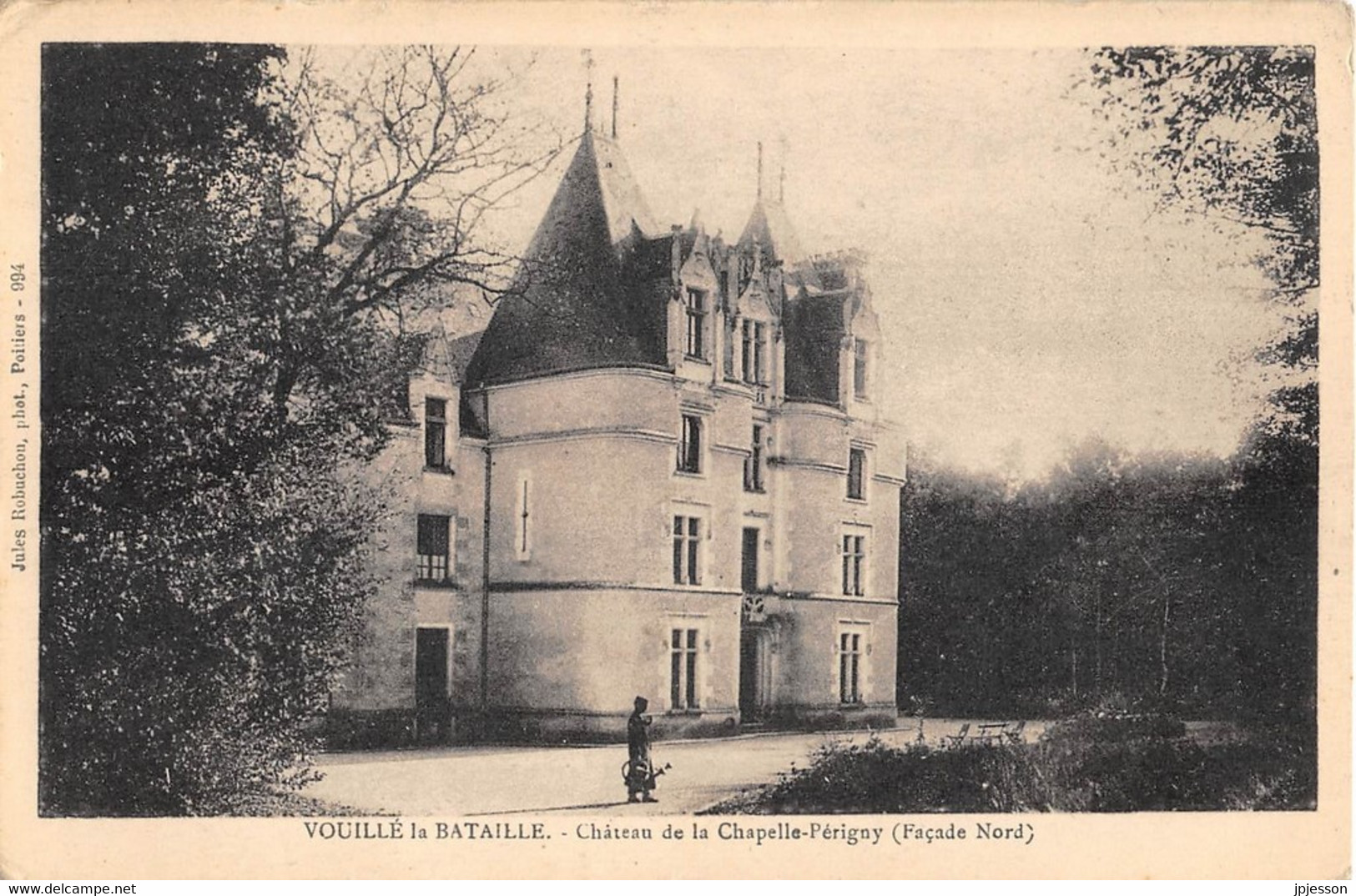 VIENNE  86  VOUILLE LA BATAILLE - CHATEAU DE LA CHAPELLE-PERIGNY ( FACADE NORD ) - Vouille