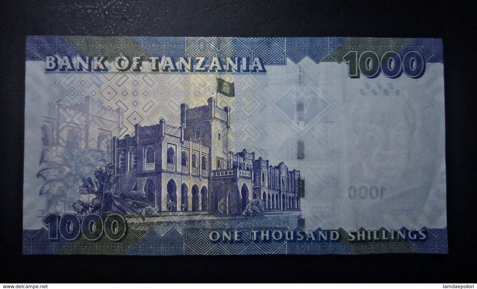 A5 TANZANIE  BILLETS DU MONDE WORLD BANKNOTES  1000 SHILLINGS - Tansania