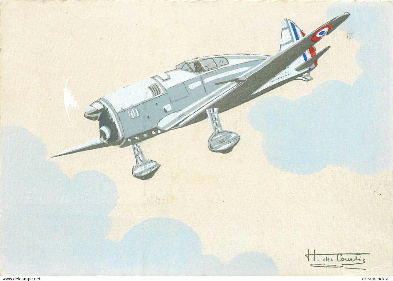 (XX) Illustrateur H. Des Courtis Editions Barre Dayez AVION MUREAUX 190 Cl - 1919-1938: Between Wars