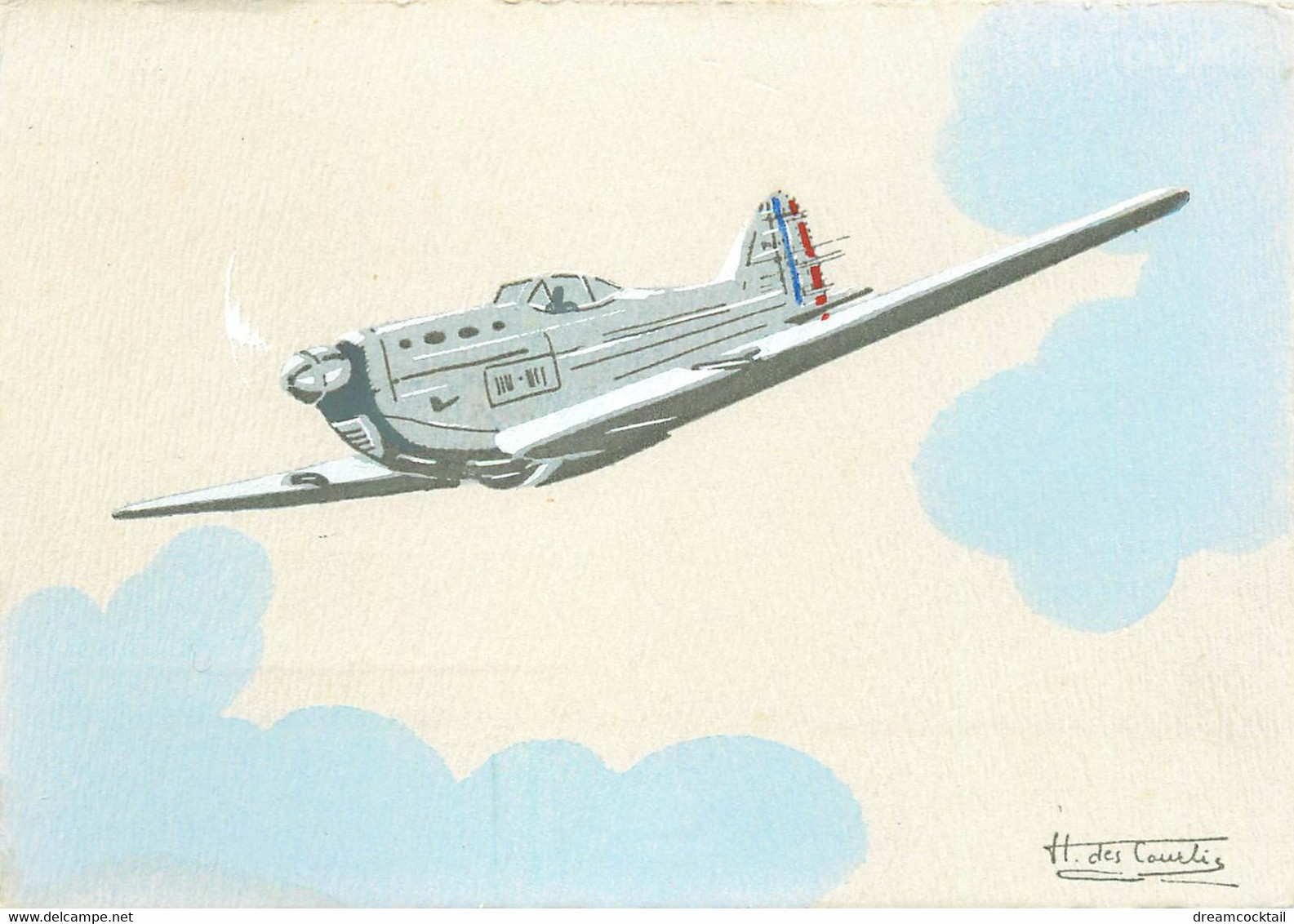 (XX) Illustrateur H. Des Courtis Editions Barre Dayez Avion NIEUPORT 161 - 1919-1938: Between Wars