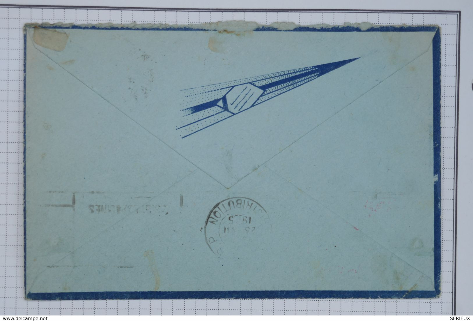 BB12 FRANCE BELLE  LETTRE AIR BLEU  1935 TOULOUSE A  PARIS  ++ AFFRANC.INTERESSANT - 1927-1959 Lettres & Documents