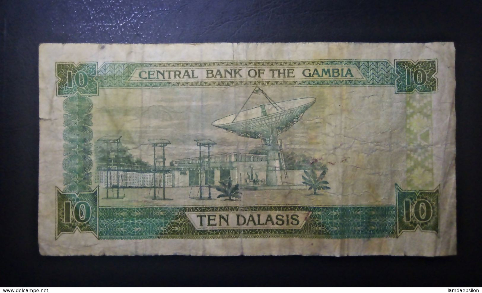 A5 GAMBIE  BILLETS DU MONDE WORLD BANKNOTES  10 DALASIS - Gambie