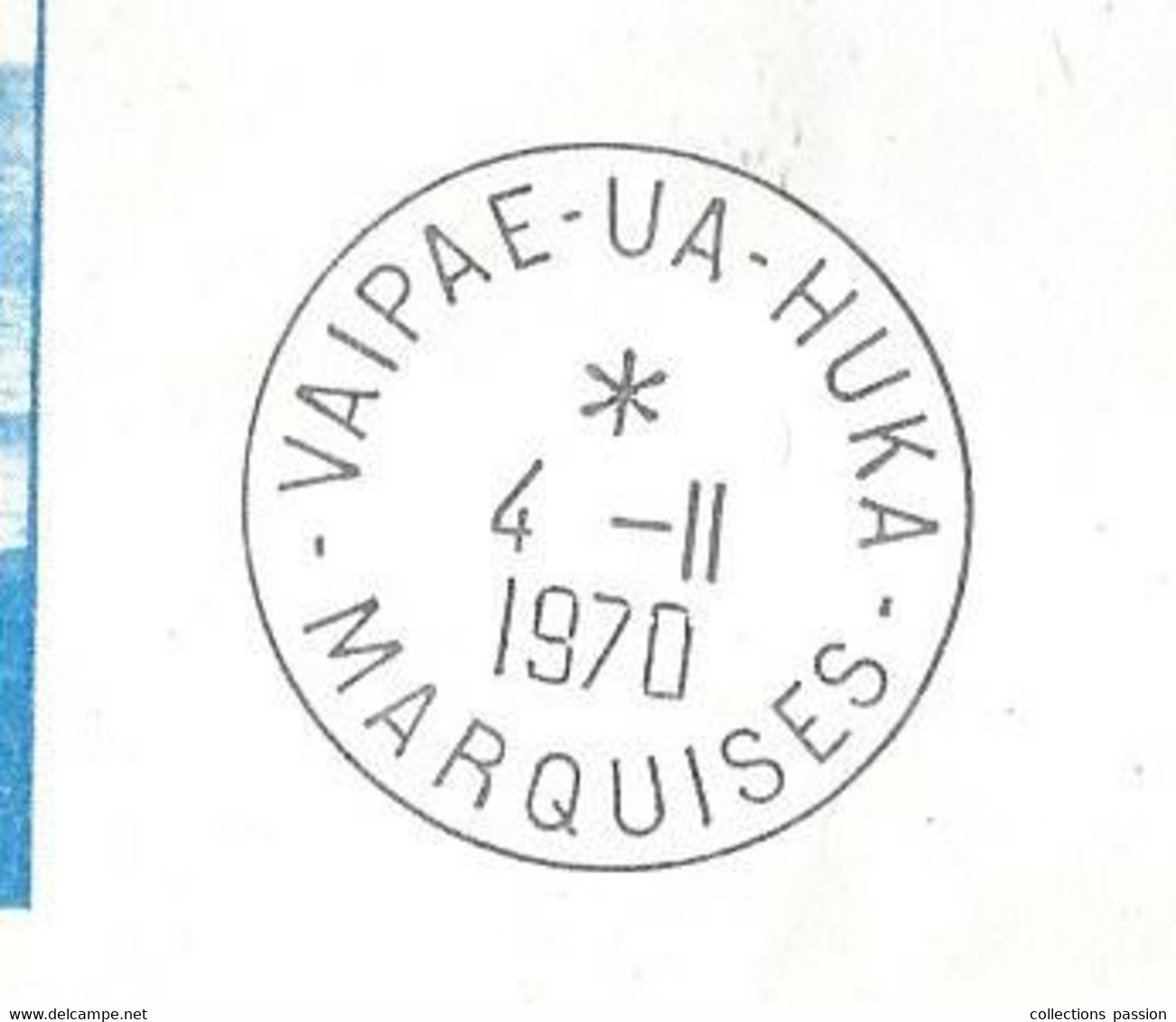 Lettre , PAPEETE R.P., ILE TAHITI, 1970, VAIPAE-UA-HUKA ,MARQUISES , Aviation, Vol Innaugural, Frais Fr 1.65 E - Lettres & Documents