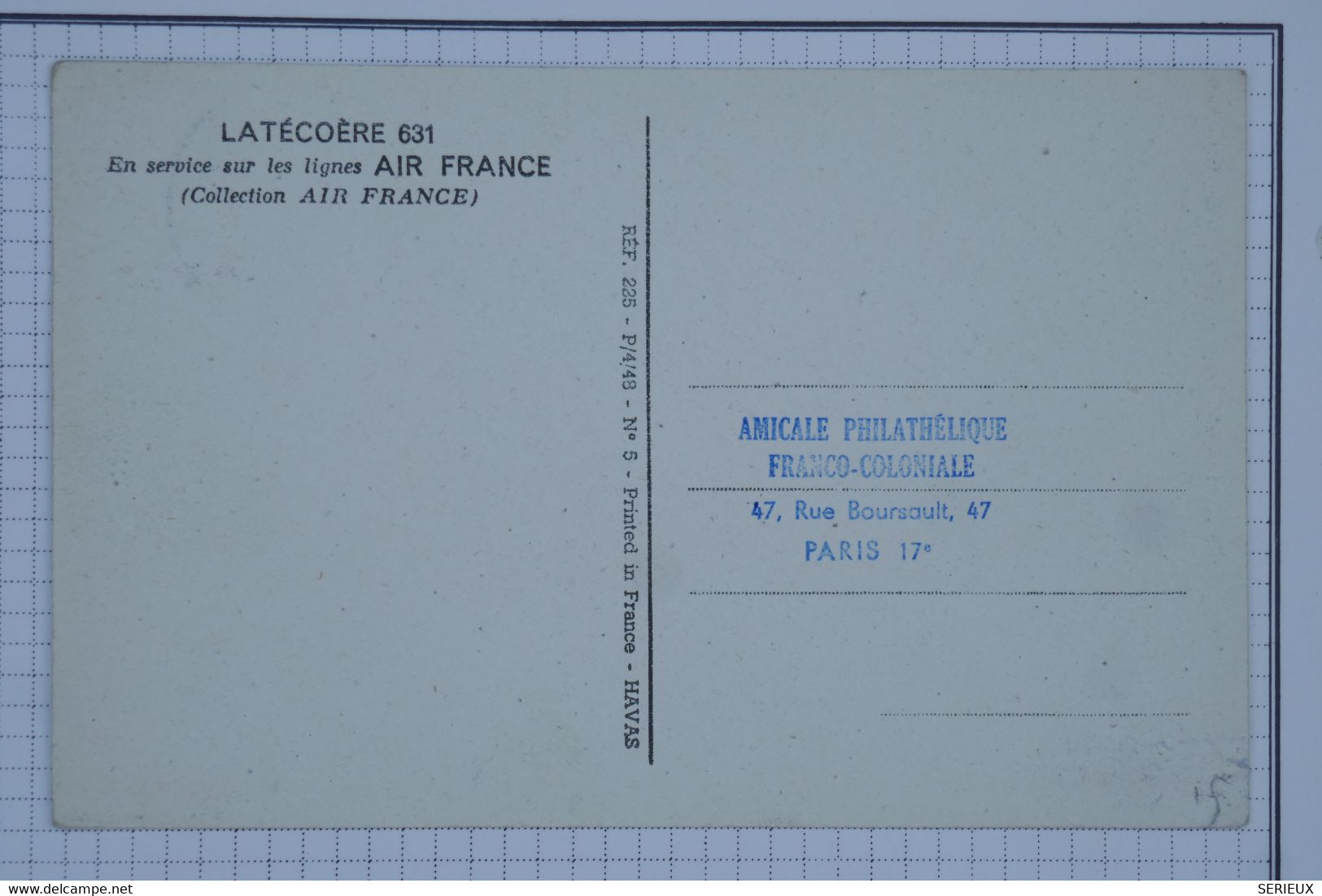 BB12 FRANCE BELLE CARTE   1949 LE BOURGET  A PARIS +LA TECOERE+ AFFRANC. PLAISANT - 1927-1959 Lettres & Documents