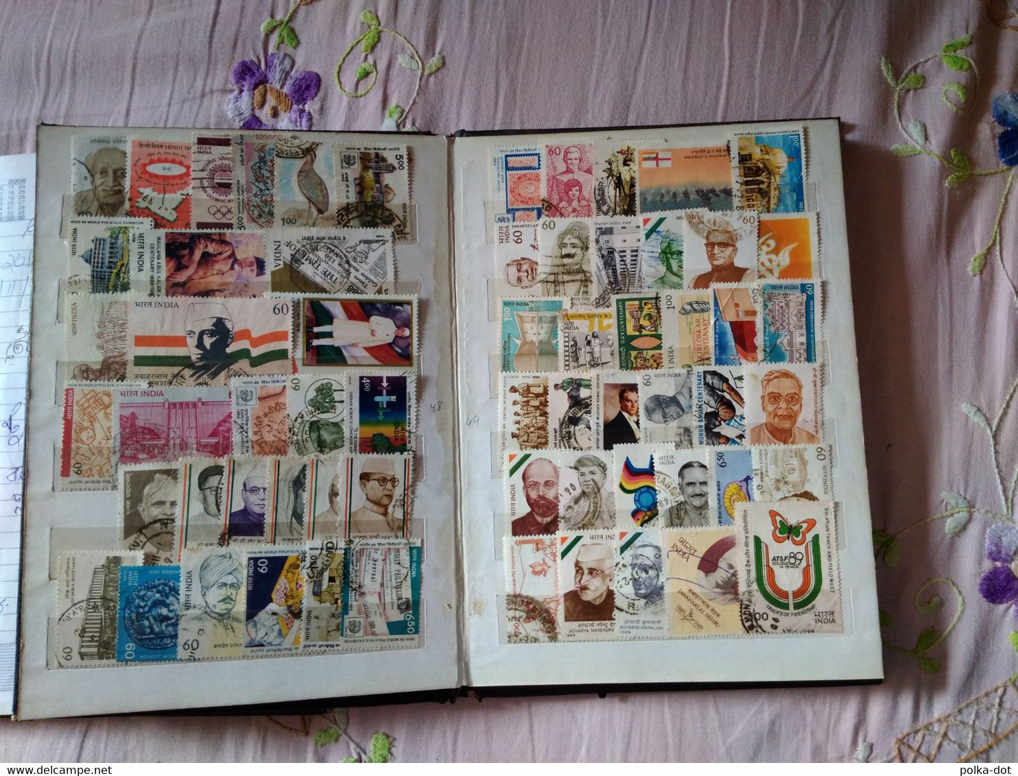 INDIA 1980 TO 1996 LARGE COMMEMORATIVE STAMPS COLLECTION WITH UNISSUED STAMPS