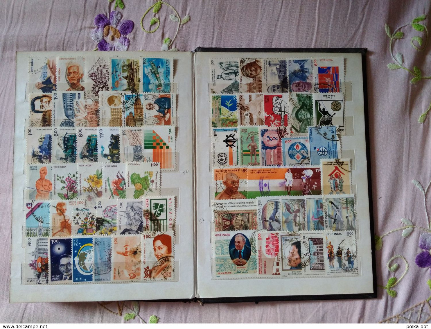 INDIA 1980 TO 1996 LARGE COMMEMORATIVE STAMPS COLLECTION WITH UNISSUED STAMPS