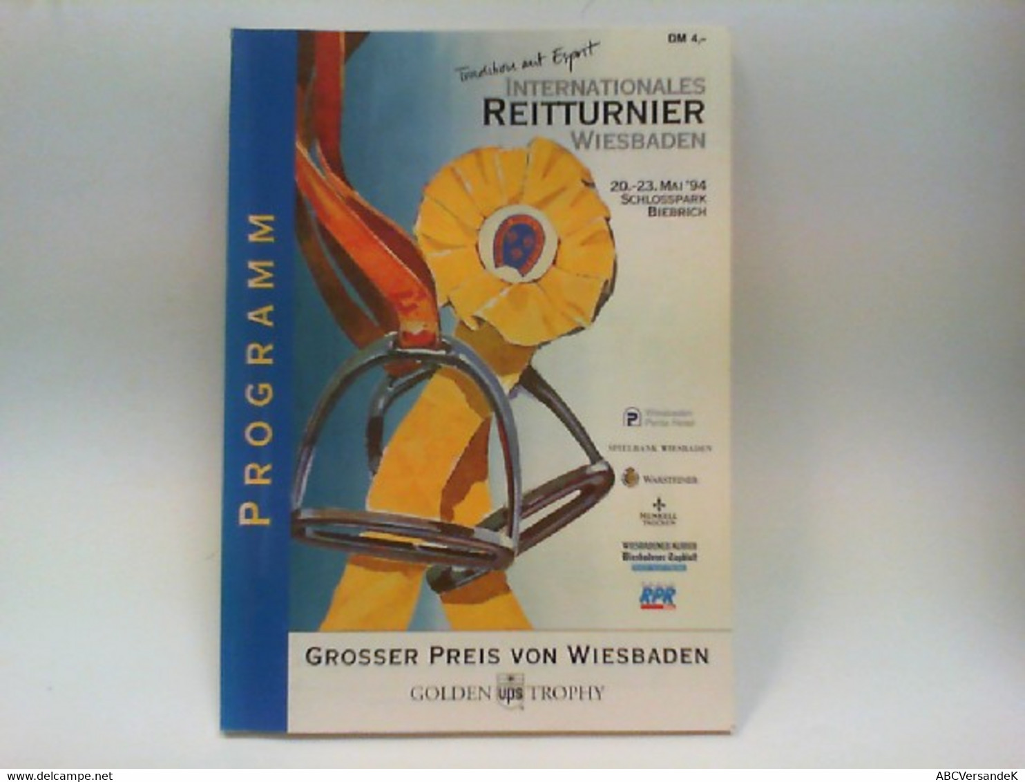 Programm Internationales Reitturnier Vom 20. - 23. Mai 1994 - Grosser Preis Von Wiesbaden - Sports