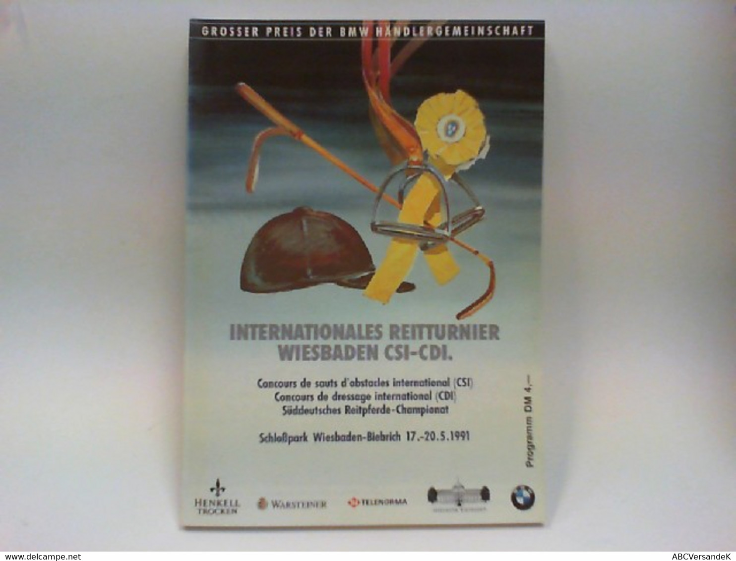 Programm Internationales Reitturnier Wiesbaden 17.-20.5.1991 - Sports