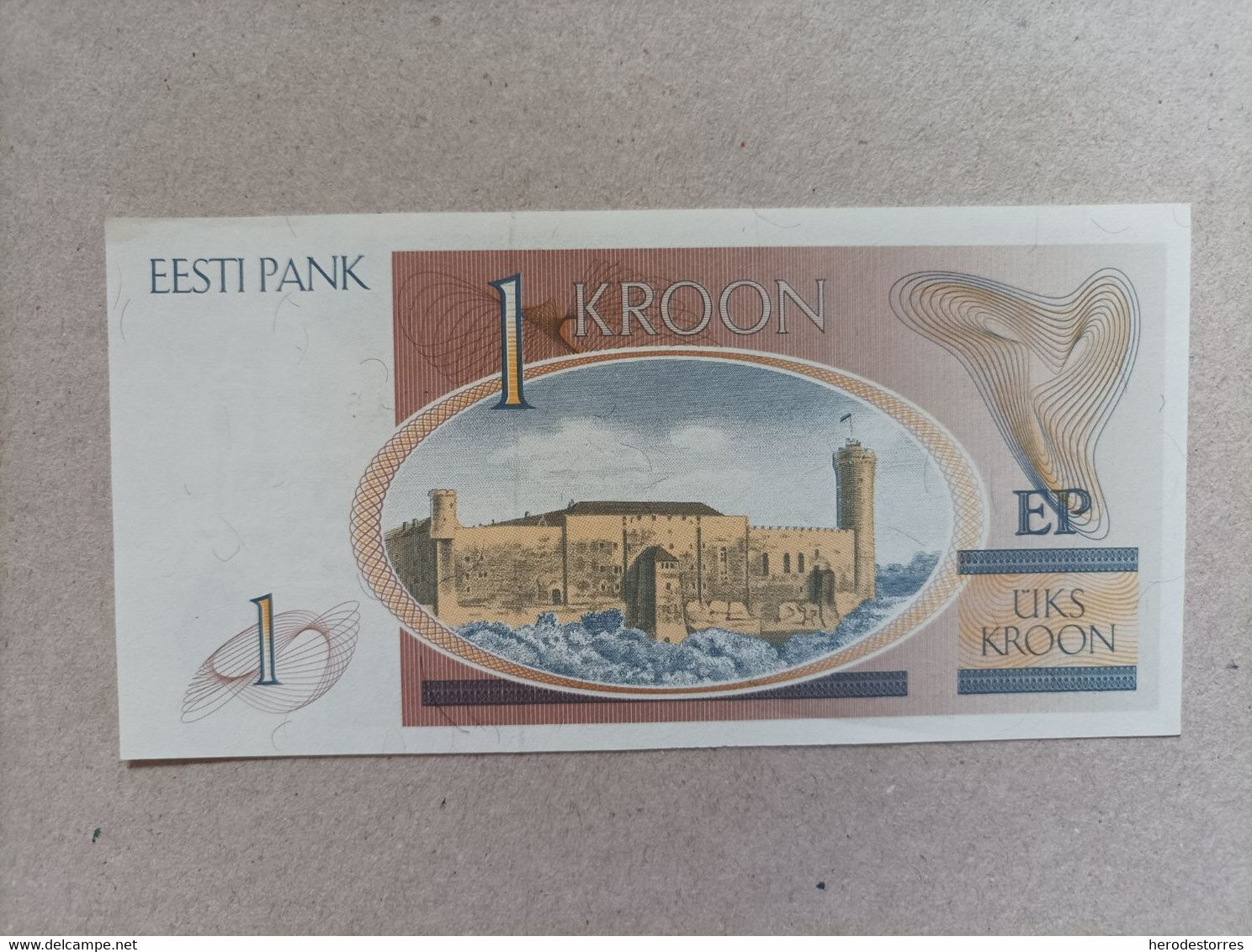 Billete De Estonia De 1 Krooni, Año 1992, UNCIRCULATED - Estonie