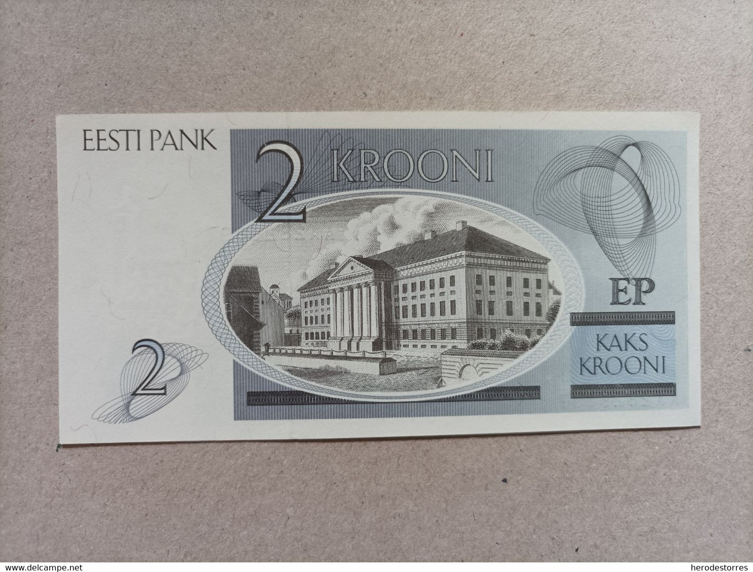 Billete De Estonia De 2 Krooni, Año 1992, Serie AA, UNCIRCULATED - Estonia