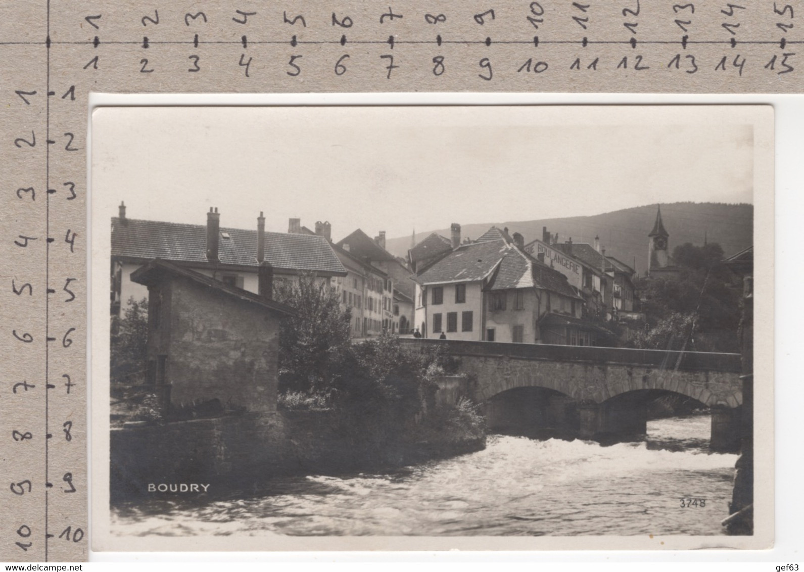 Boudry - Rue Louis-Favre & Le Pont De L'Avenue Du Collège (1928) - Boudry