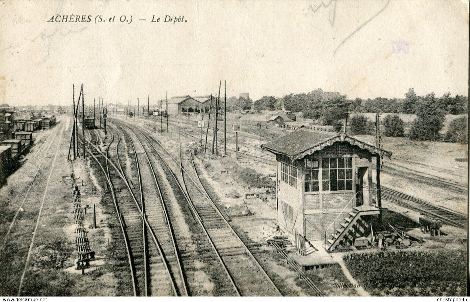 78 .n° 24578. Acheres . Le Depot . Vue D Ensemble . - Acheres