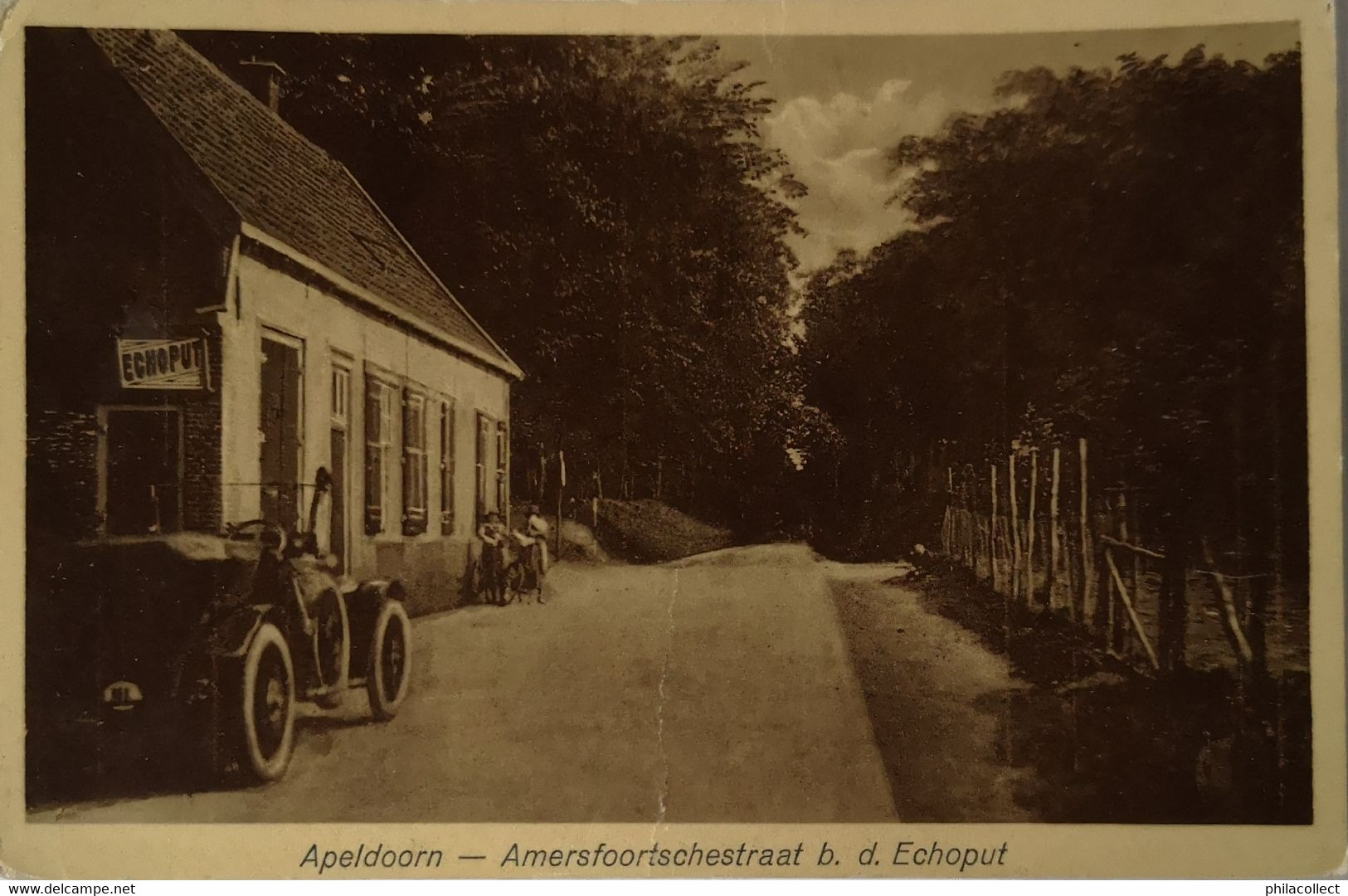 Apeldoorn // Amersfoortschestraat B. D. Echoput Met Automobile 1933 - Apeldoorn