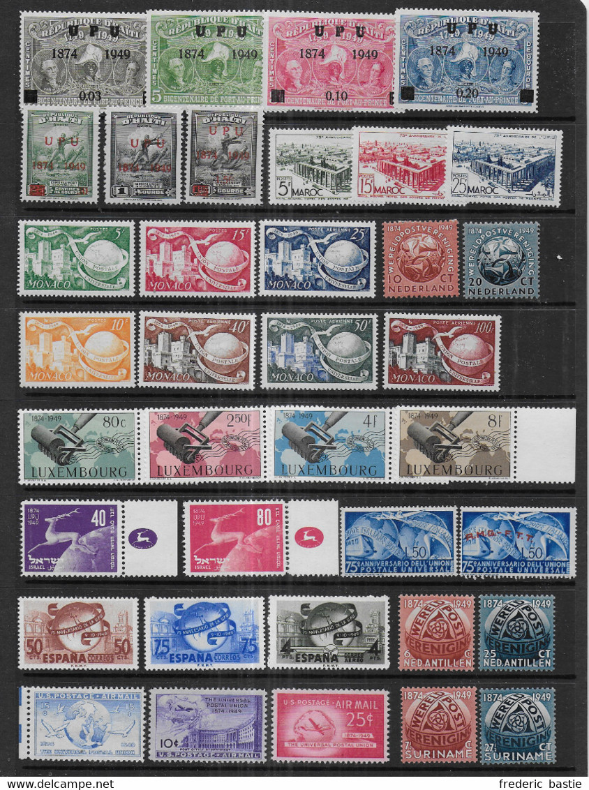 UPU - Collection De 298 Timbres * Et 25 Blocs - ( 10 Scans ) - Post