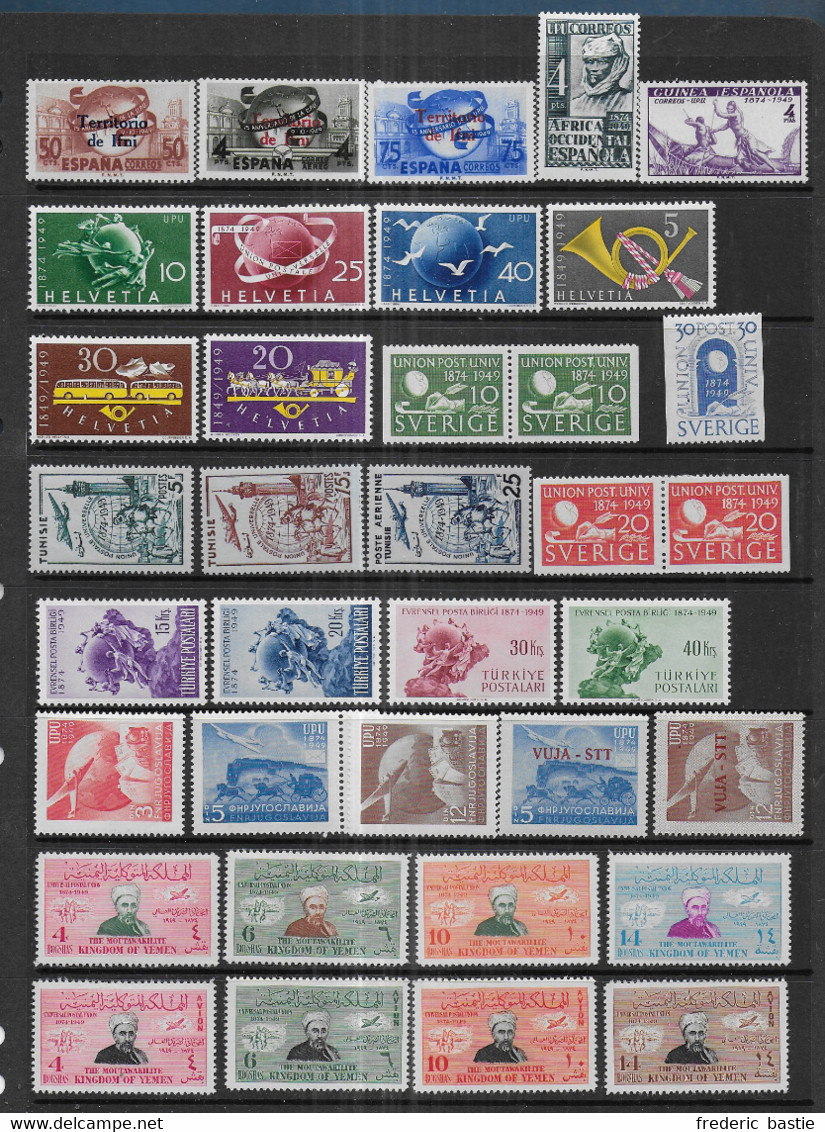 UPU - Collection De 298 Timbres * Et 25 Blocs - ( 10 Scans ) - Post