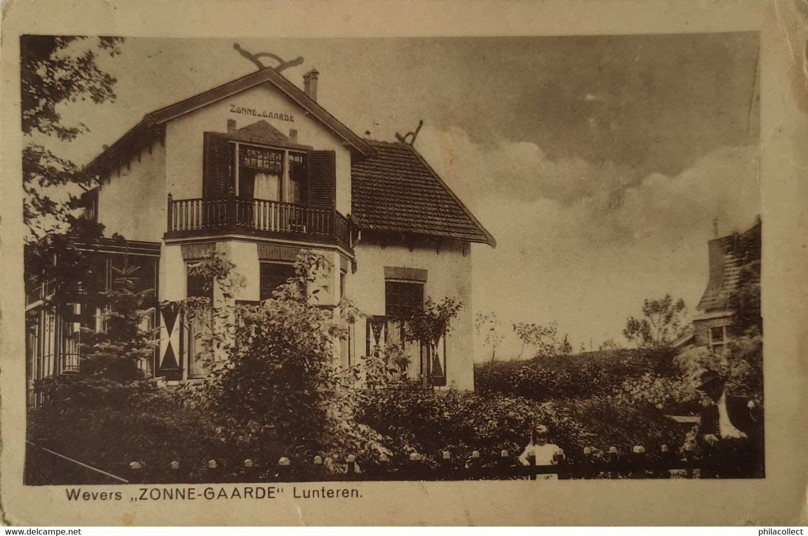 Lunteren (Gld.) Wevers Zonne Gaarde (geanimeerd) 1924 - Ede