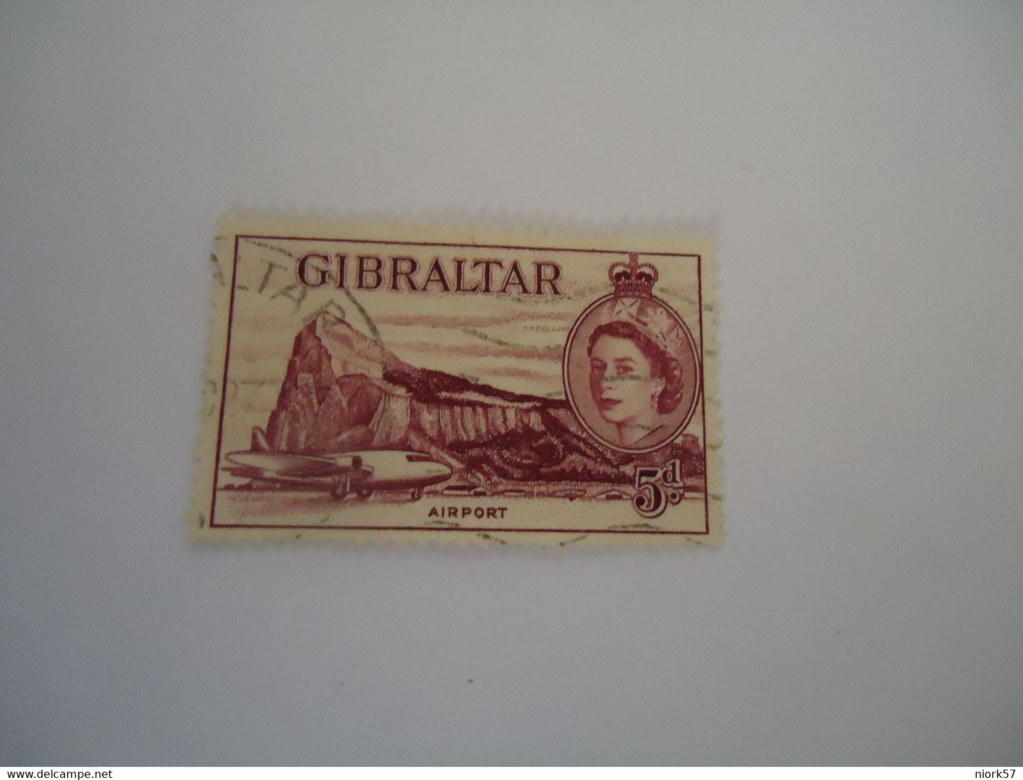 GIBRALTAR  USED STAMPS  AIRPORTS - Gibraltar