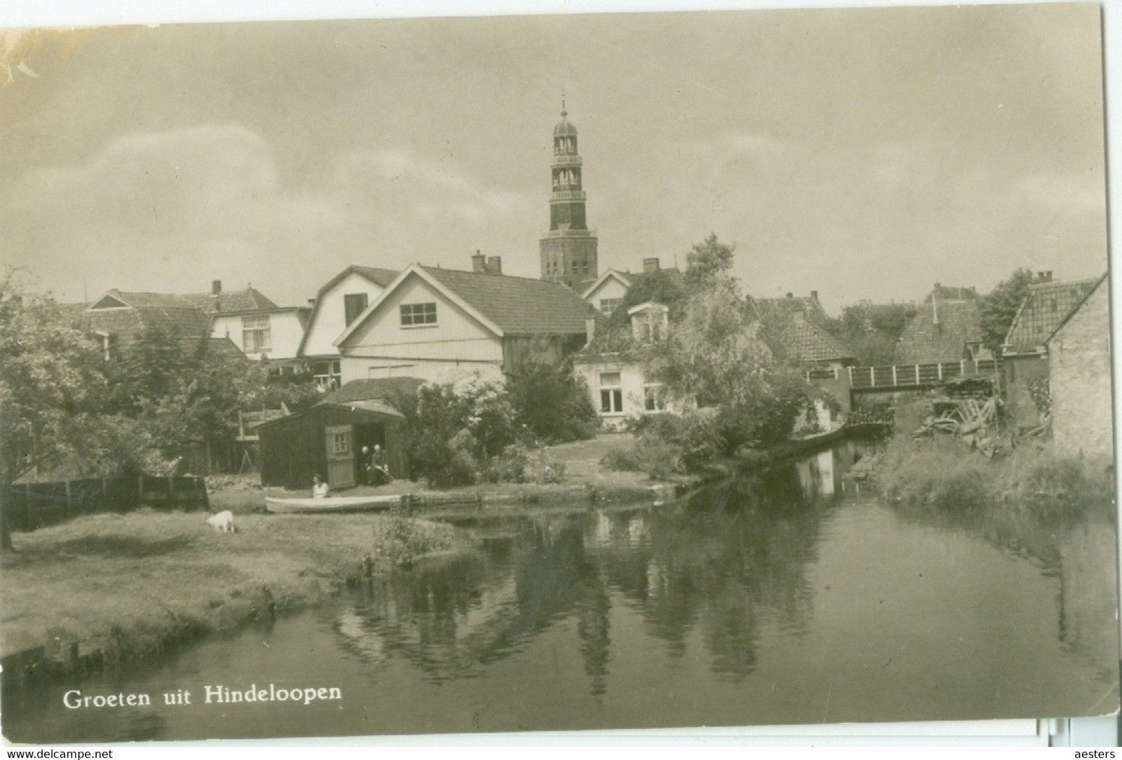 Groeten Uit Hindeloopen; Zicht Op Het Stadje - Niet Gelopen. (A.P. V.d. Schaar - Hindeloopen) - Hindeloopen