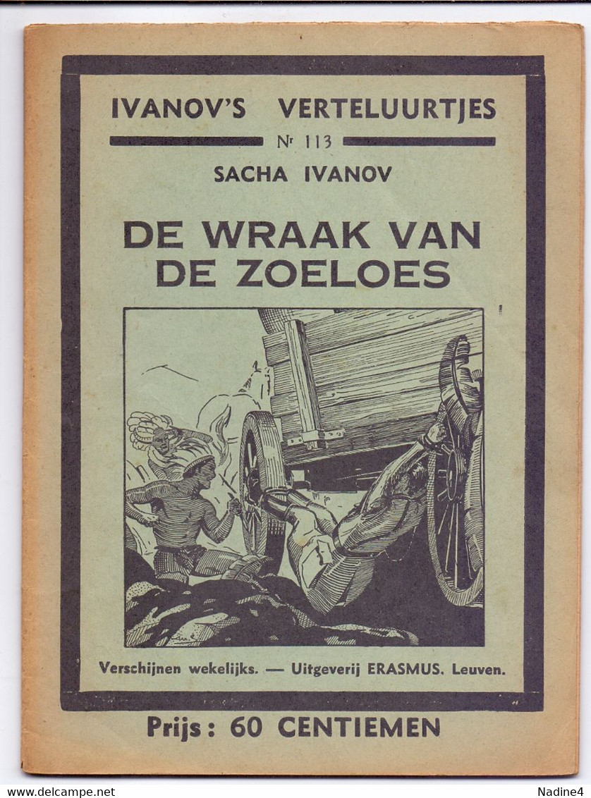 Tijdschrift Ivanov's Verteluurtjes - N°113 - De Wraak Van De Zoeloes - Sacha Ivanov - Uitg. Erasmus Leuven 1938 - Jugend