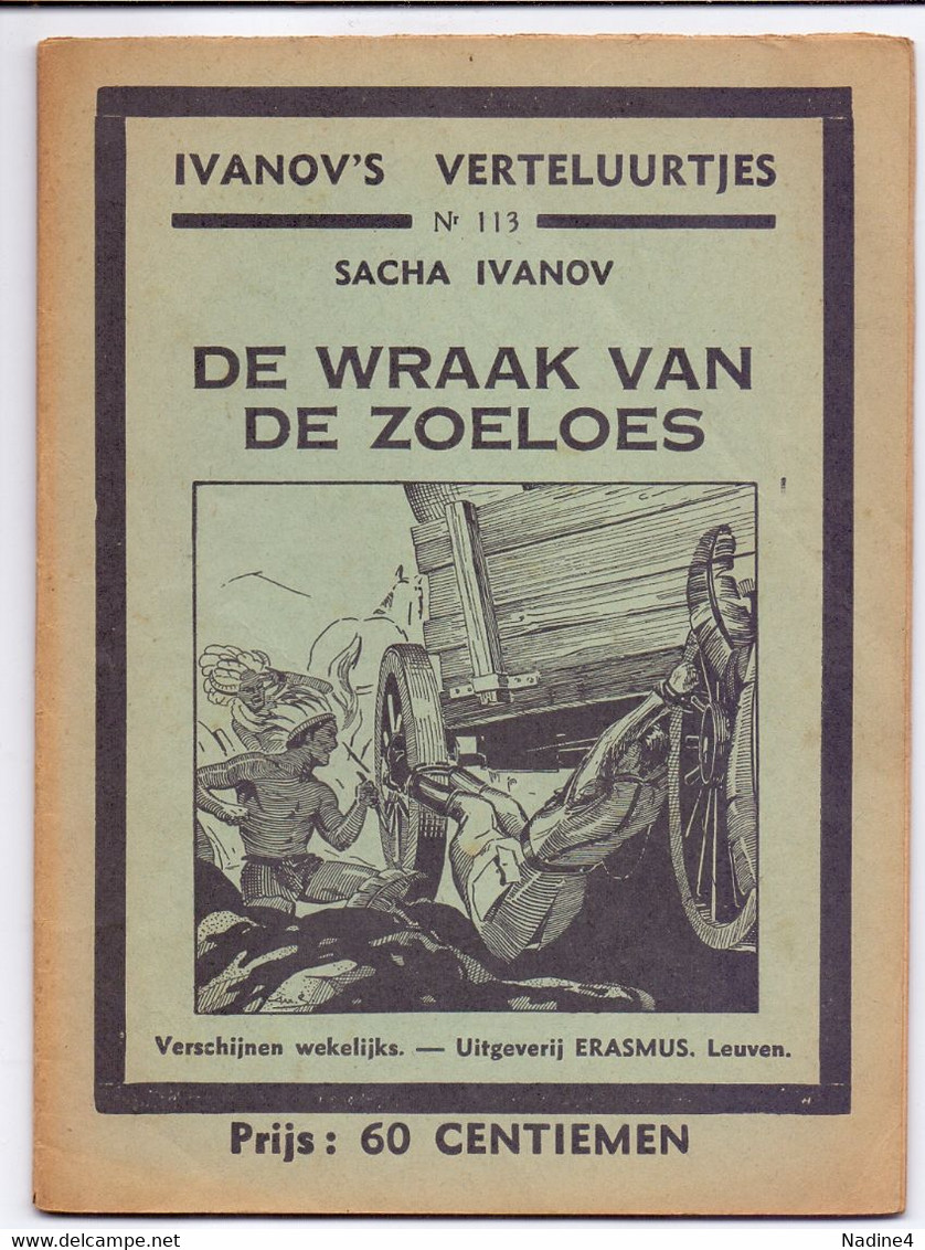 Tijdschrift Ivanov's Verteluurtjes - N°113 - De Wraak Van De Zoeloes - Sacha Ivanov - Uitg. Erasmus Leuven 1938 - Juniors