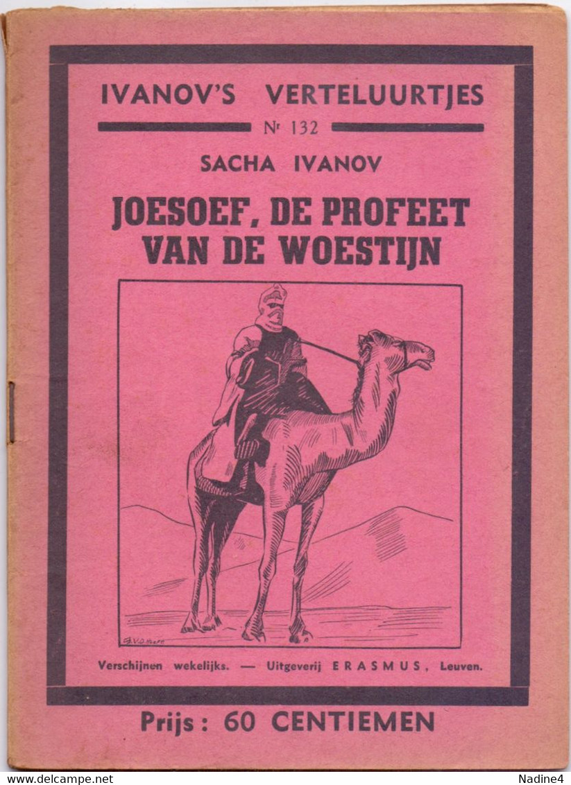 Tijdschrift Ivanov's Verteluurtjes - N°132 - Joesoef , De Profeet Van De Woestijn - Uitg. Erasmus Leuven 1938 - Kids