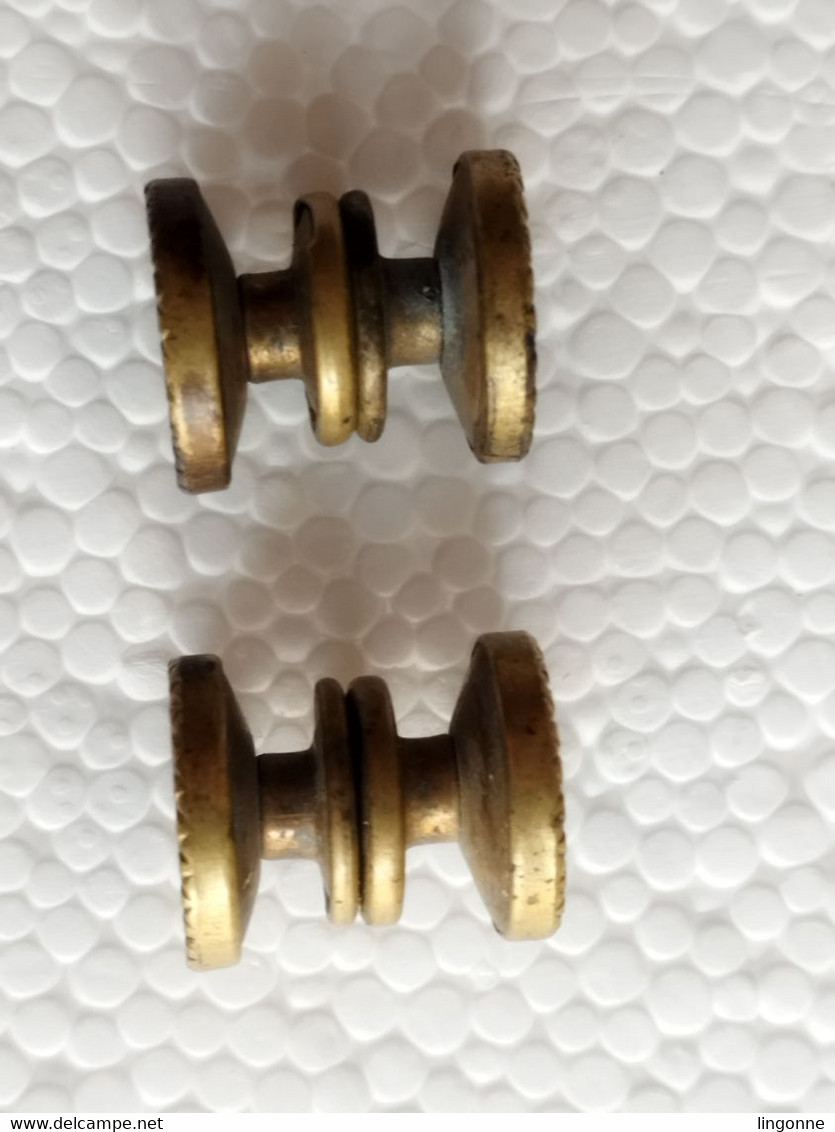 ANCIEN Boutons De Manchette Pression - Cuff Links & Studs