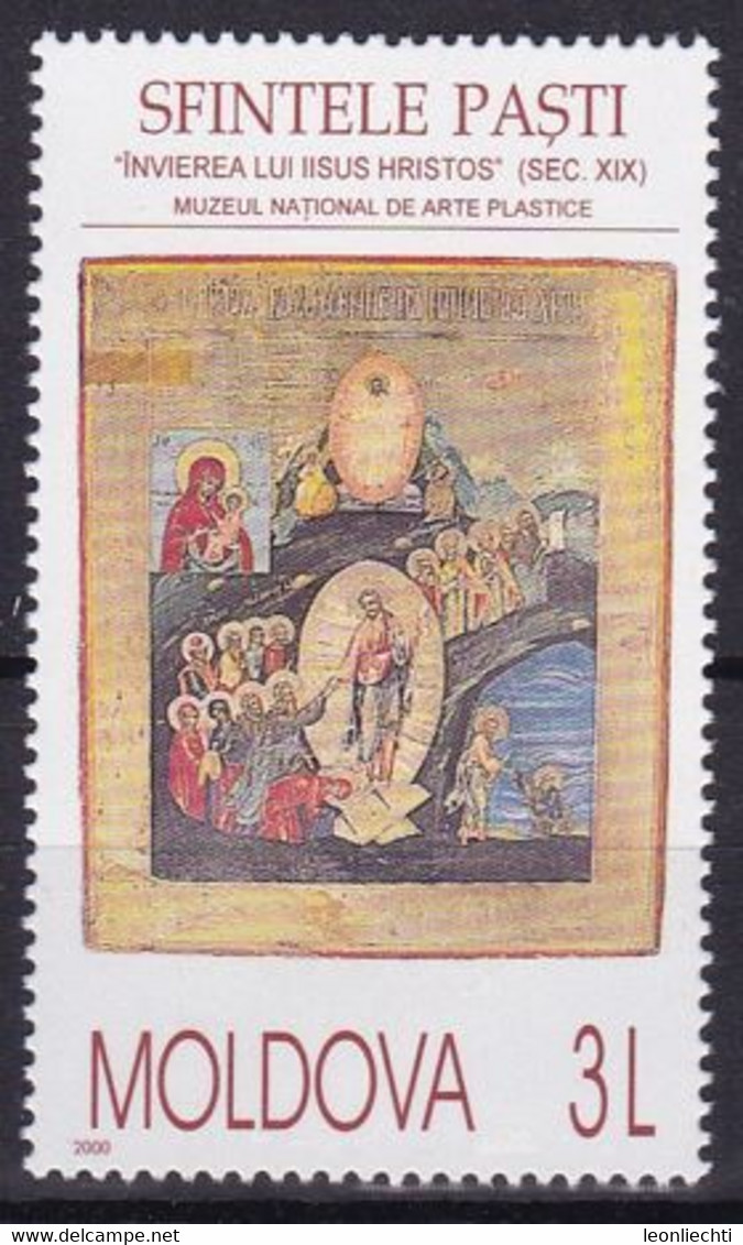 2000 Moldavien - Moldau Mi: 361* / Y&T: 311* Ostern - Easter - Pascuas - Easter