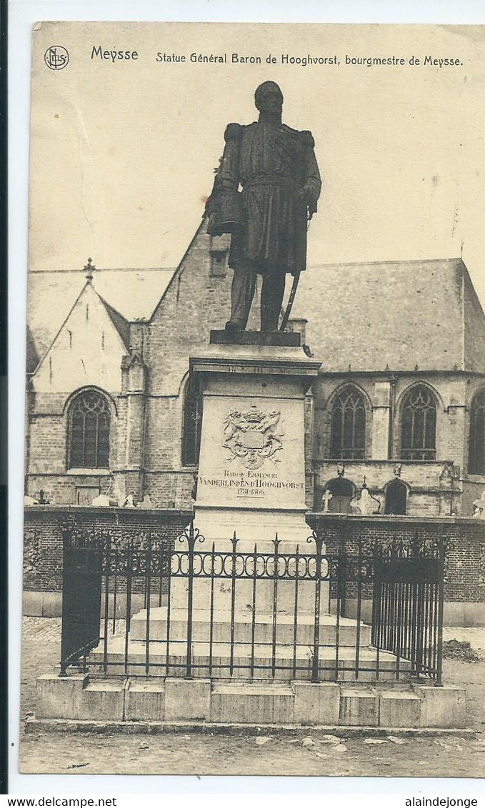 Meise - Meysse - Statue Général Baron De Hooghvorst, Bourgmestre De Meysse - 1933 - Meise