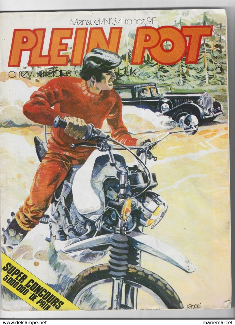 MAGAZINE PLEIN POT. N°3. (1978-1979 ?) 1er PARIS-DAKAR. AUTO-MOTO. - Moto