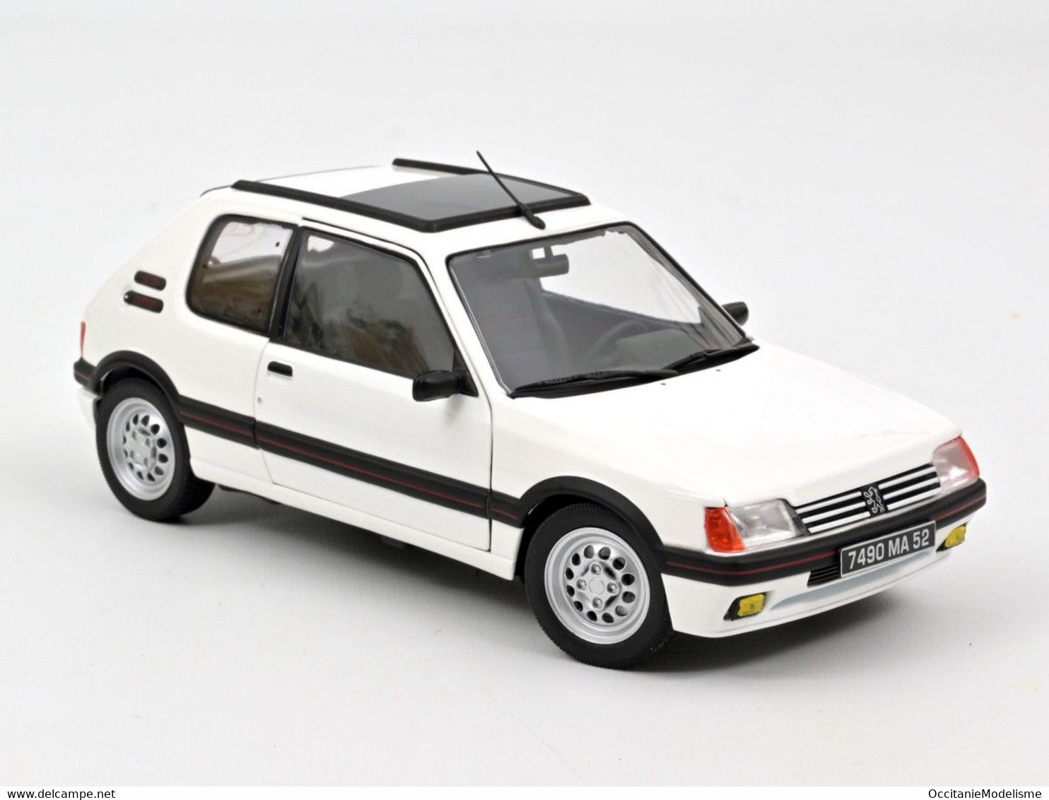 Norev - PEUGEOT 205 GTI 1.6 1988 Blanc Réf. 184849 Neuf NBO 1/18 - Norev