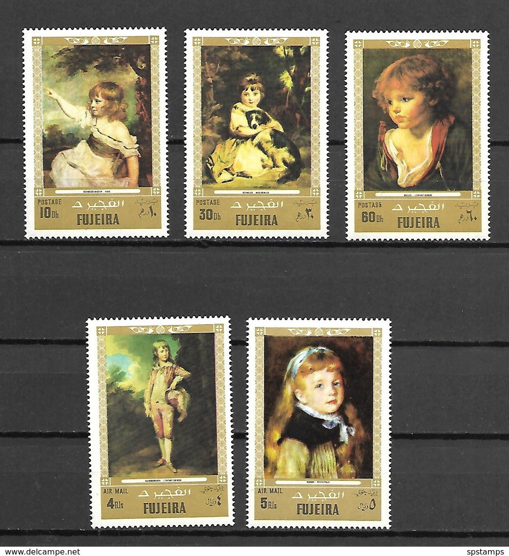 Fujeira 1972 Art - Paintings Children's Day MNH (D0729) - Fujeira