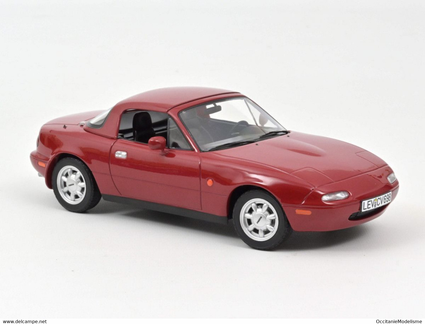 Norev - MAZDA MX-5 Cabriolet 1989 Rouge Réf. 188020 Neuf NBO 1/18 - Norev