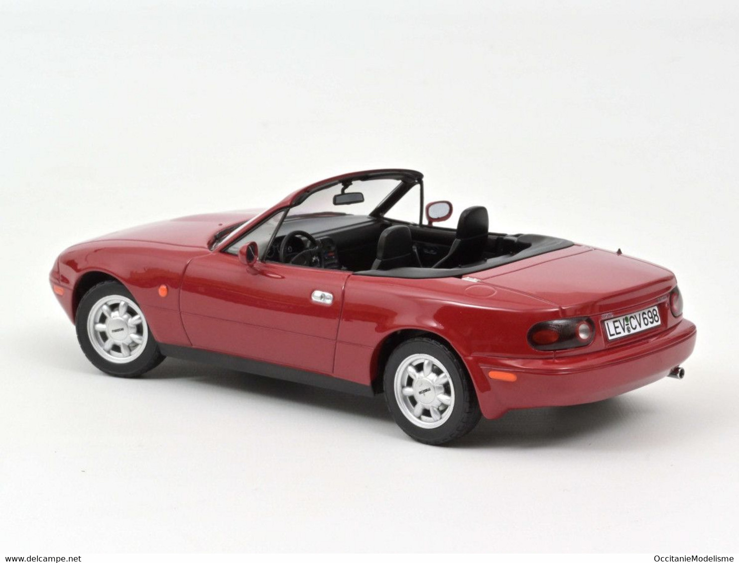 Norev - MAZDA MX-5 Cabriolet 1989 Rouge Réf. 188020 Neuf NBO 1/18 - Norev