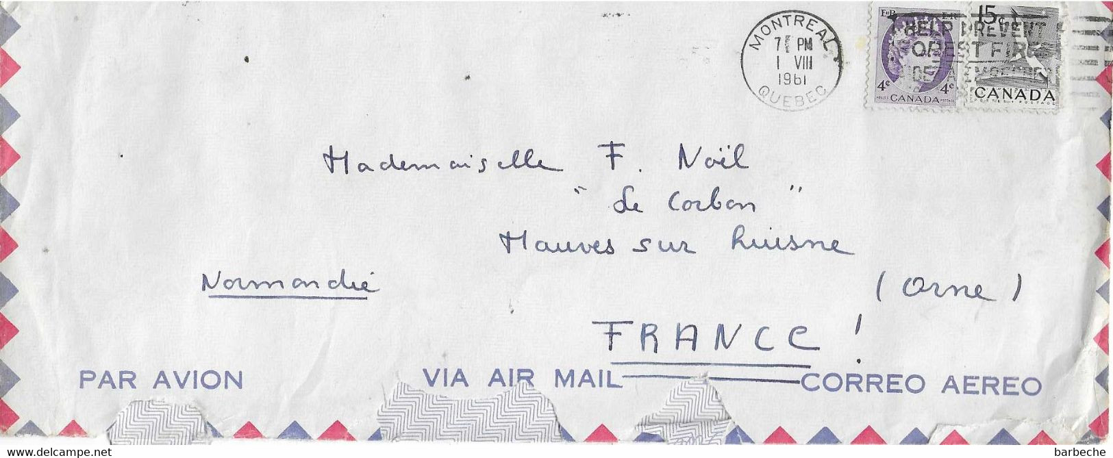 ENVELOPPE   TIMBREE  VIA AIR MAIL - Luchtpost