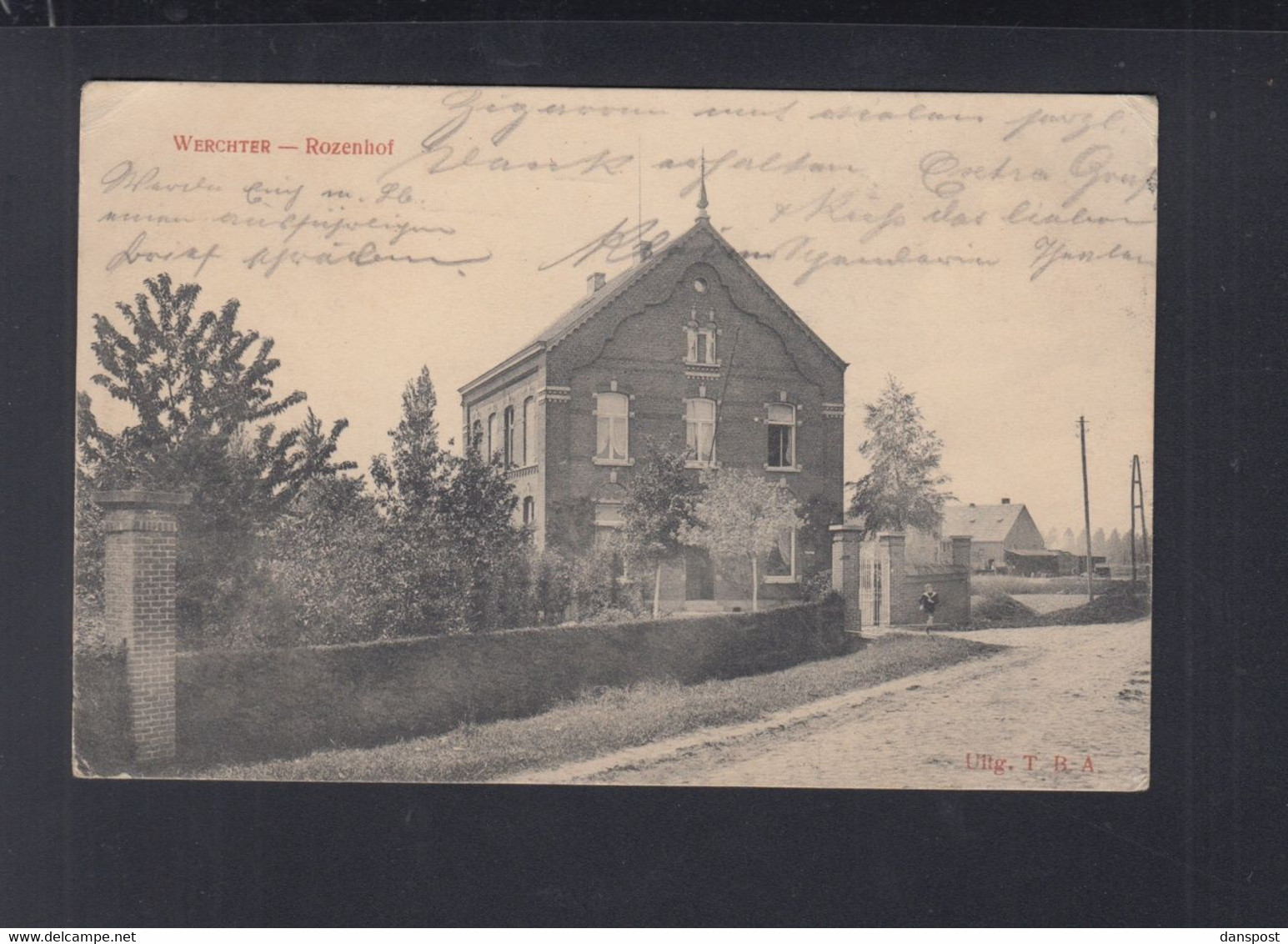 Belgien AK Werchter Rozenhof 1914 - Rotselaar