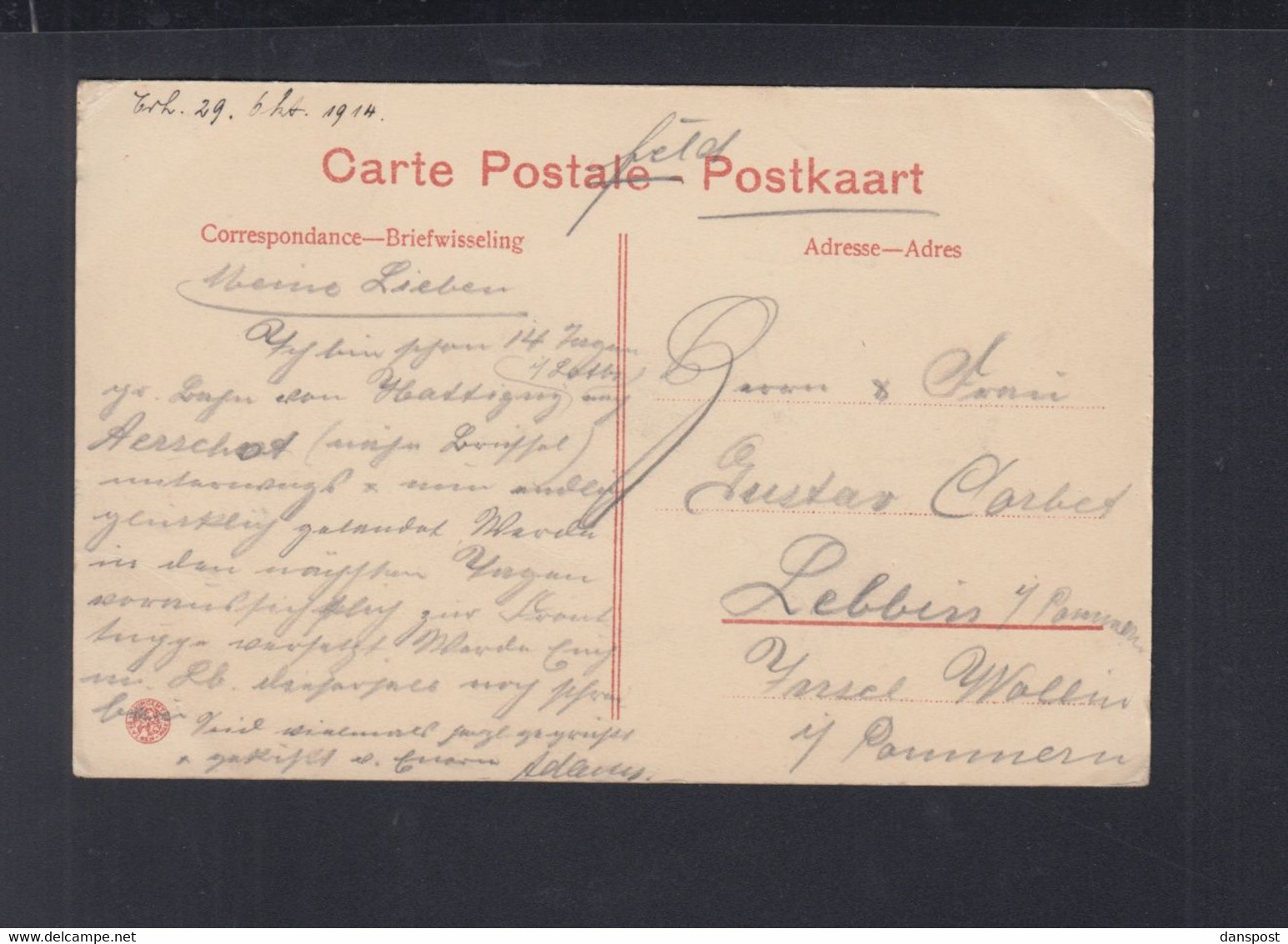 Belgien AK Werchter Rozenhof 1914 - Rotselaar