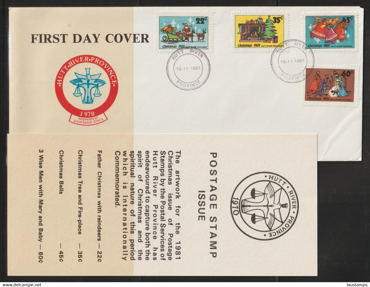 Hutt River Province(Australia) 1981 Year Of Disabled FDC - Werbemarken, Vignetten