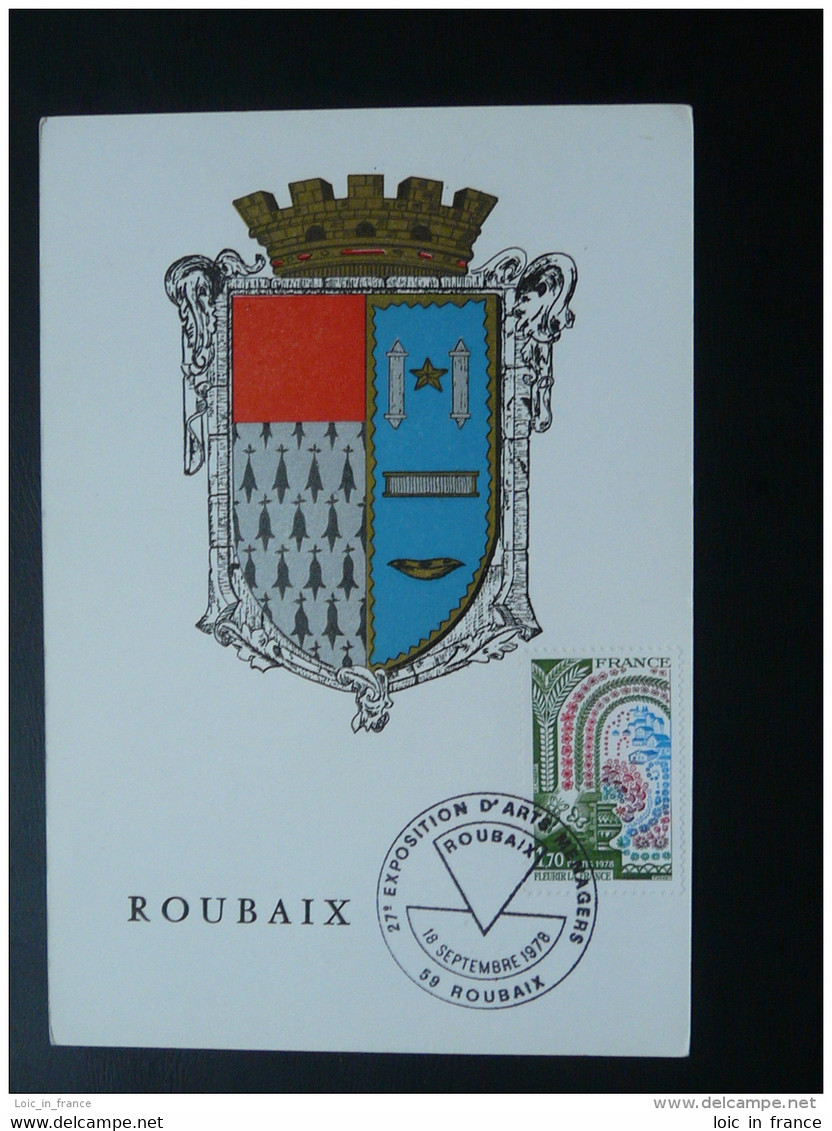 Carte Postcard Exposition Arts Ménagers Roubaix 59 Nord 1978 - Other & Unclassified