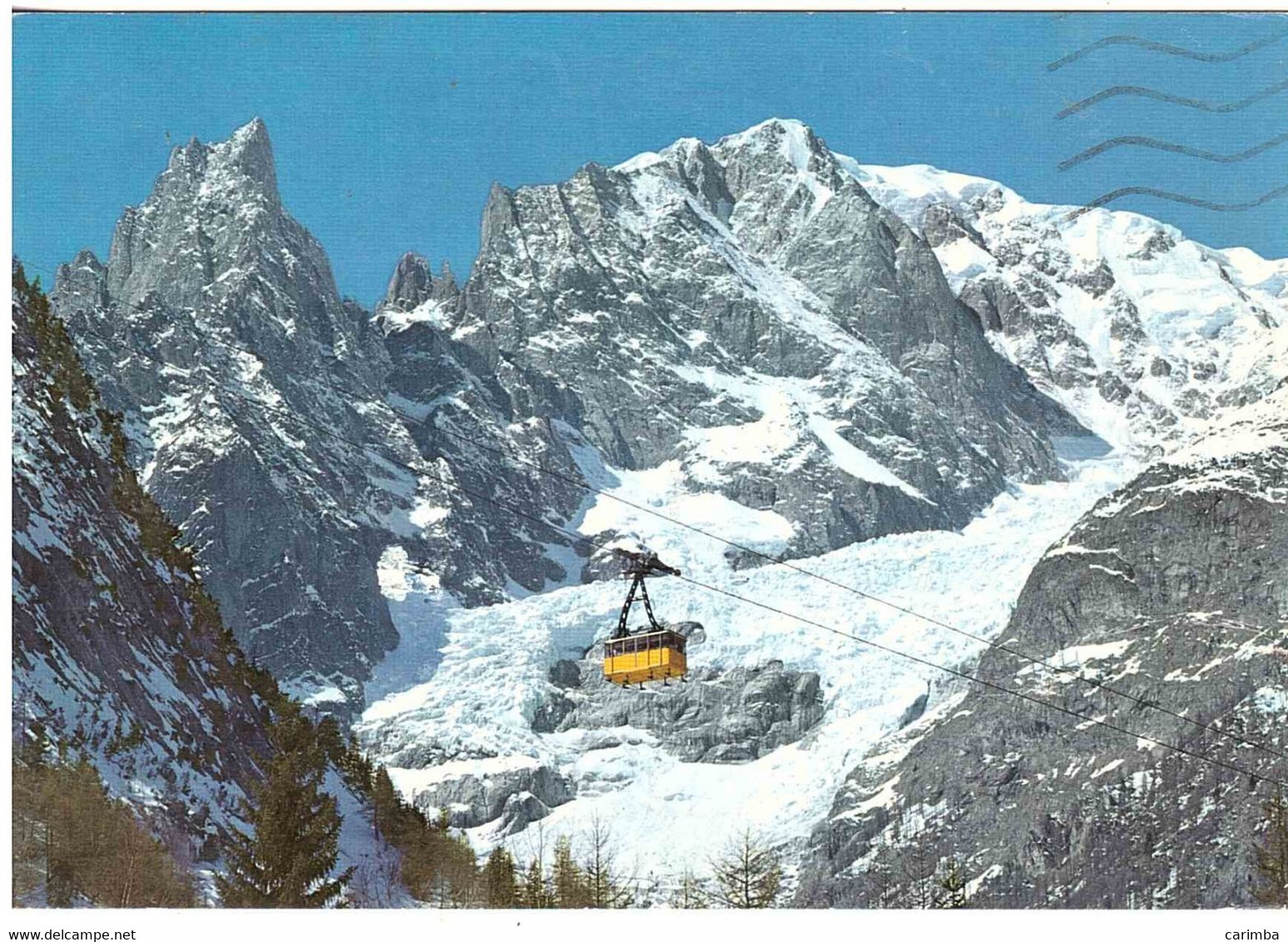 1983 £500 CARTOLINA COURMAYEUR - 1981-90: Storia Postale