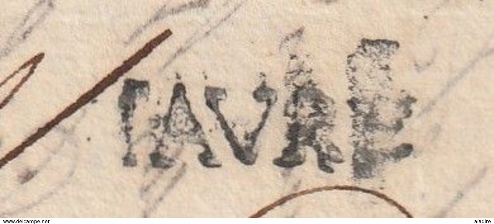 1763 - Marque Postale HAVRE Sur Lettre Pliée Avec Correspondance Vers ROUEN - 23 X 5 Mm - Taxe 4 Décimes - 1701-1800: Precursors XVIII