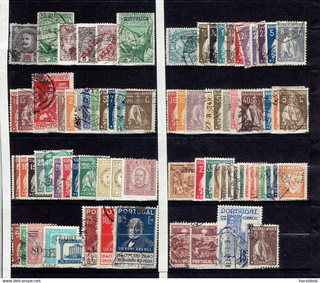 PORTUGAL - FOND DE COLLECTION TP OB - COTE APPROX. 1000 EUROS - TOUS ETATS DONT TB - Lotes & Colecciones