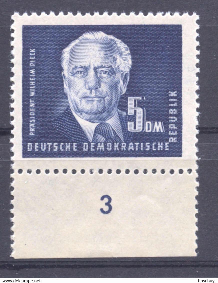 Germany, DDR, 1951, President Pieck, 5 DM, MNH, Michel 255 - Neufs