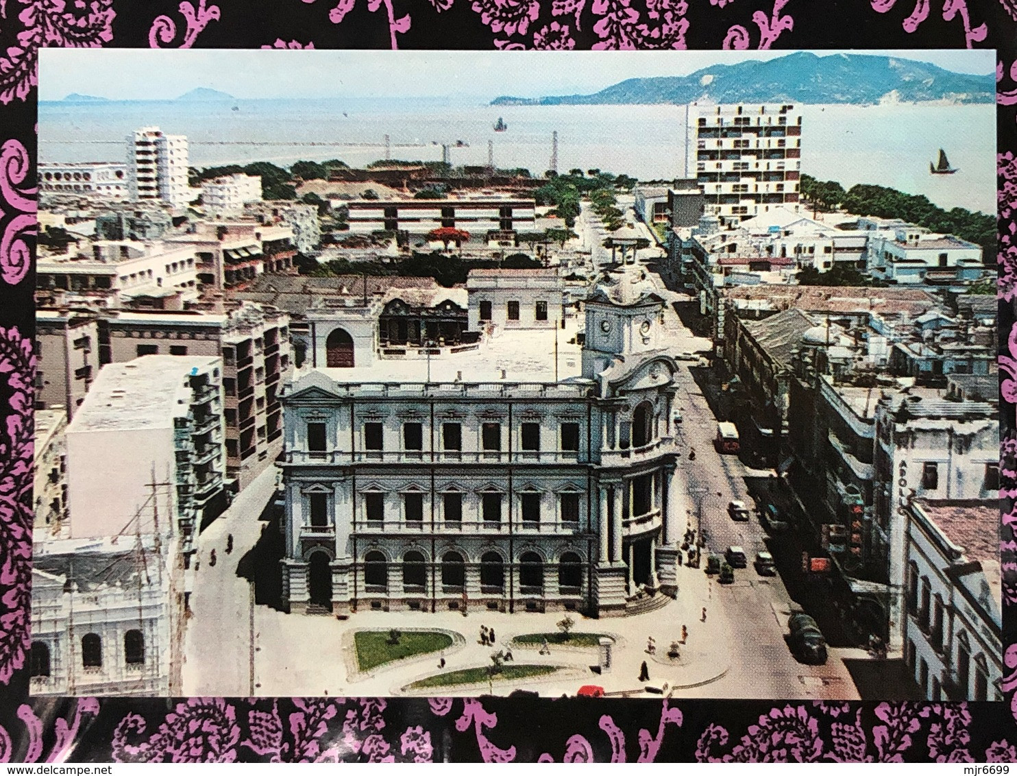 MACAU 1960'S GENERAL POST OFFICE & BUILDING THE CASINO LISBOA AT THE TOP END OF THE PHOTO, RARE - Macau