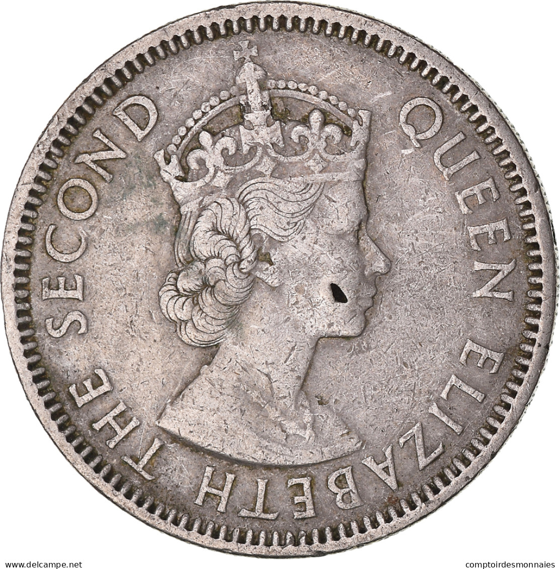 Monnaie, Etats Des Caraibes Orientales, 25 Cents, 1965 - Territoires Des Caraïbes Orientales