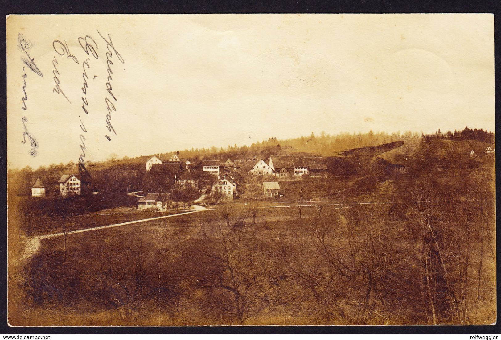 1902 Gelaufene Foto AK Aus Ottenbach Mit Abgangsstempel. Leicht Fleckig. - Ottenbach